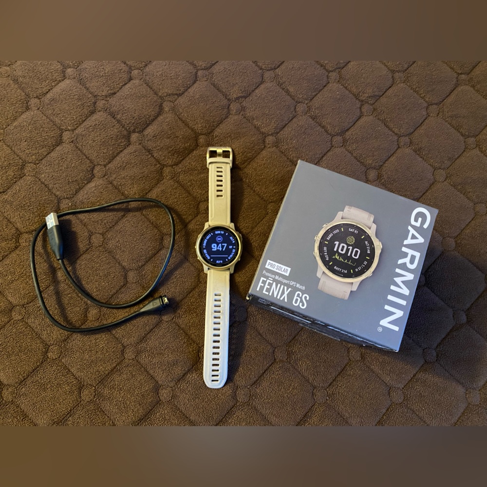 GARMIN 6S Pro Solar Sapphire watch